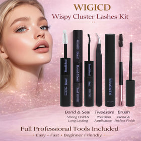 WIGICD tweezers bond seal and brush included for precise application and finish