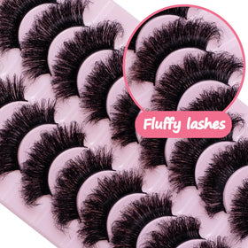 Wikbik lashes held in hand to show scale and lightweight design