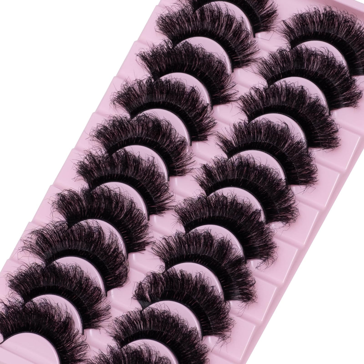 Wikbik lashes neatly arranged in tray highlighting ten identical pairs