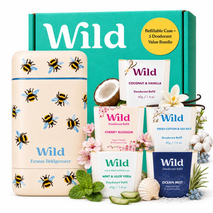 Wild bee-print aluminum case displayed front showing durable finish and style benefit