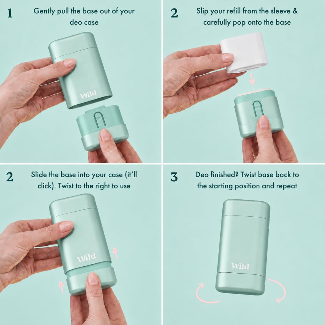 Wild Aqua case held in hand to show scale and durability benefit travel-friendly design