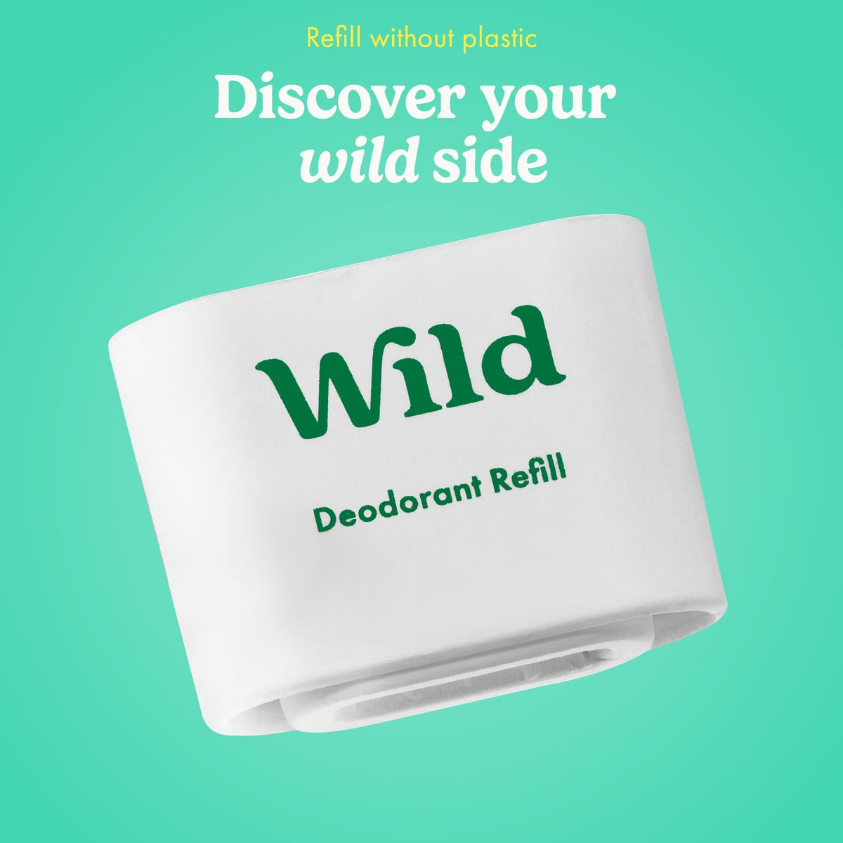 Wild Coconut & Vanilla refill with coconut props showing creamy moisturizing benefit