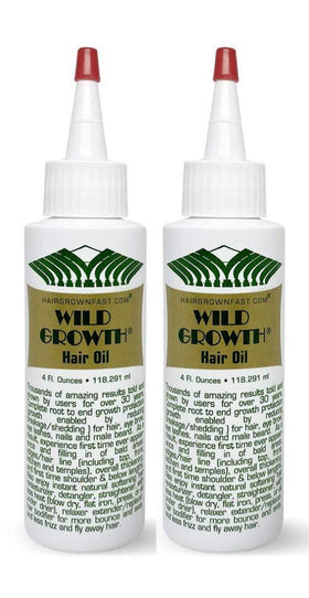 Wild Growth front packaging showing two 4oz bottles and consistent supply