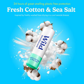Wild mini deodorant inside travel bag demonstrating compact portability benefit