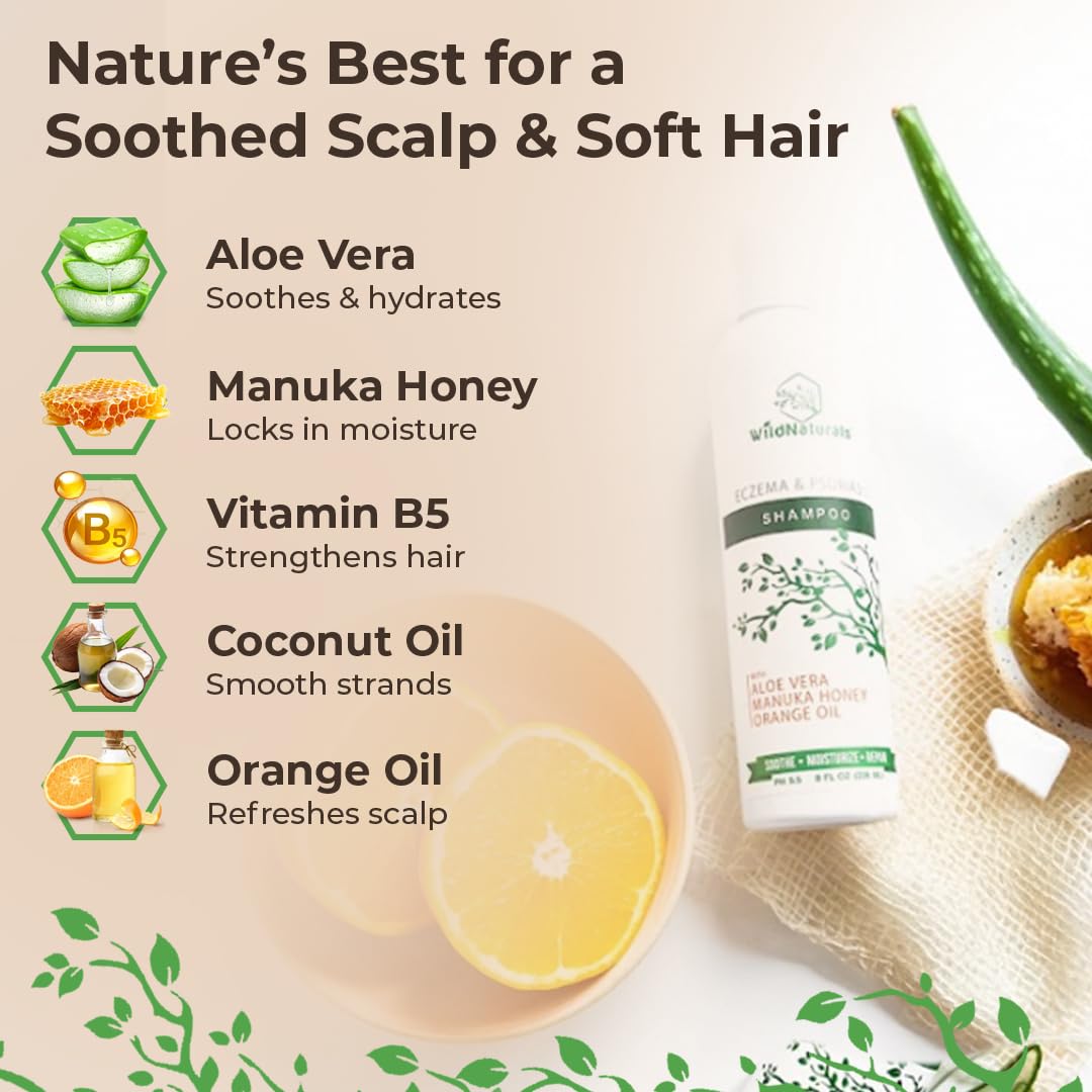 Wild Naturals shampoo texture on hand highlighting smooth gentle foam