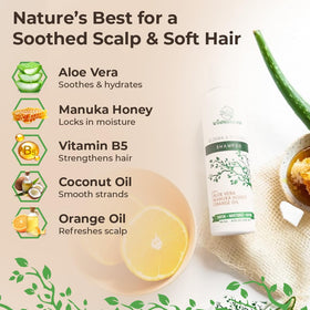 Wild Naturals shampoo texture on hand highlighting smooth gentle foam
