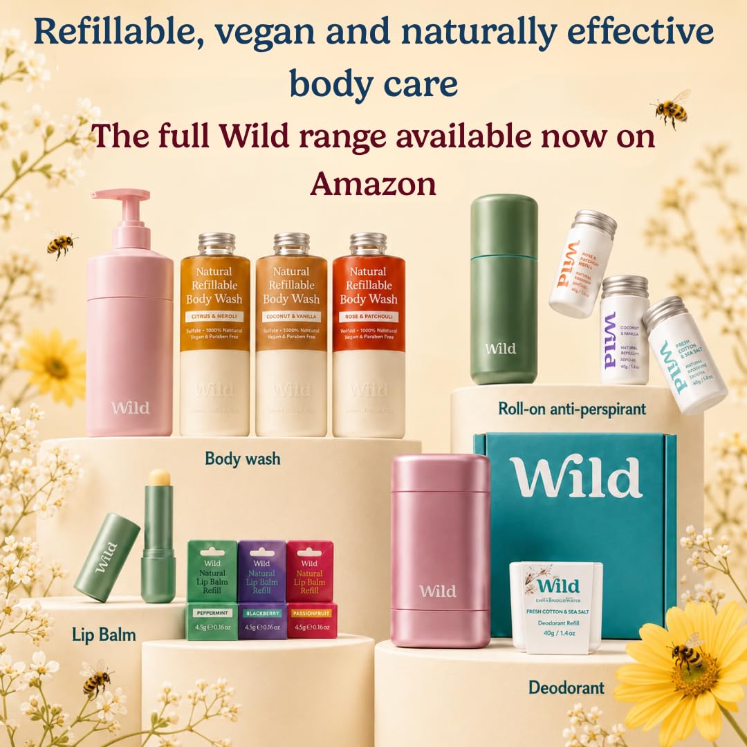 Wild outer packaging and instruction insert showing clear guidance and sustainable benefit