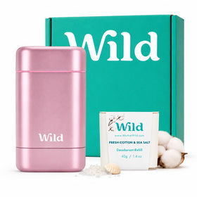 Wild pink aluminum case front showing sleek reusable design and durability