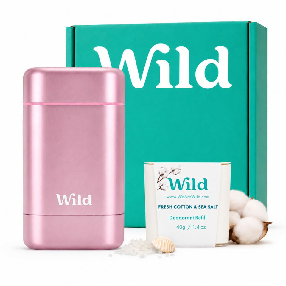 Wild pink aluminum case front showing sleek reusable design and durability