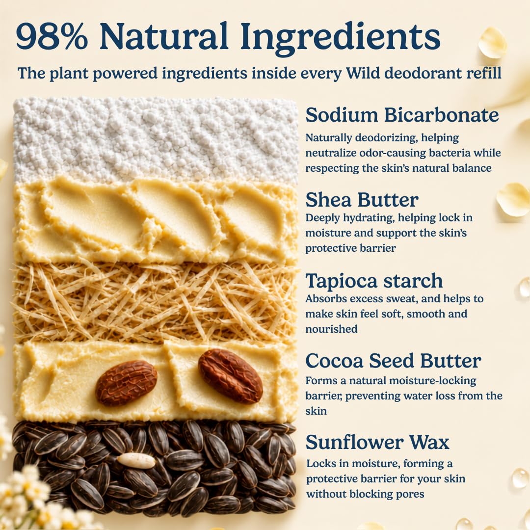 Wild bamboo pulp refill wrapper detail illustrating zero-plastic, eco-friendly benefit