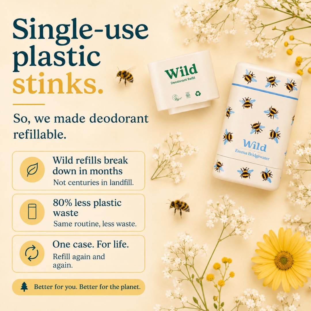 Wild deodorant case inside a toiletry bag showing portability and everyday use benefit