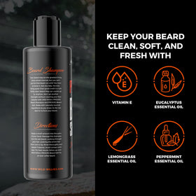 Wild Willies applied to beard in shower for deep clean benefit