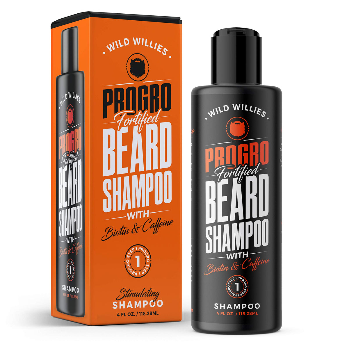 Wild Willies front bottle showing product and clean design benefit