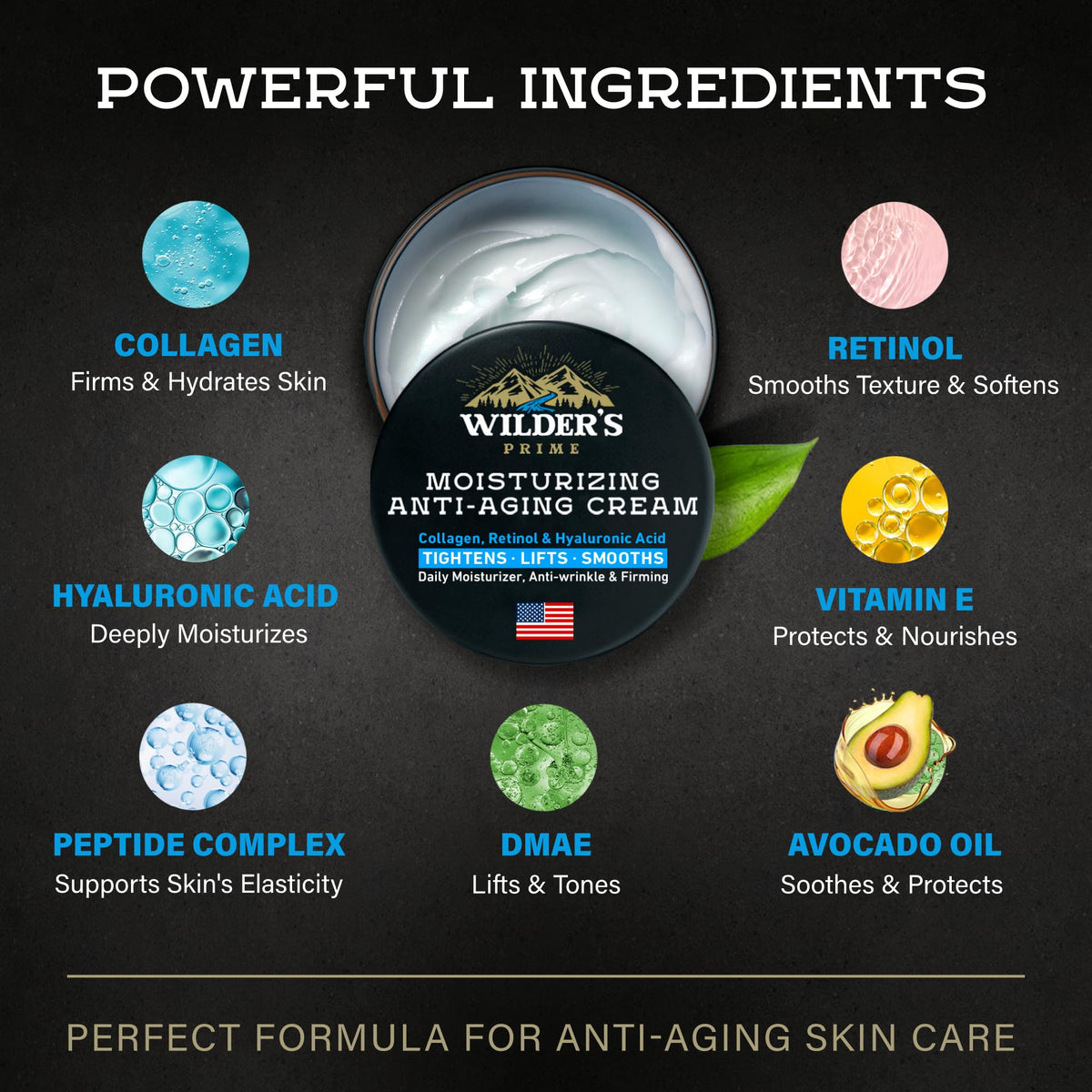 WildPRIME cream texture closeup highlights non-greasy absorbent finish