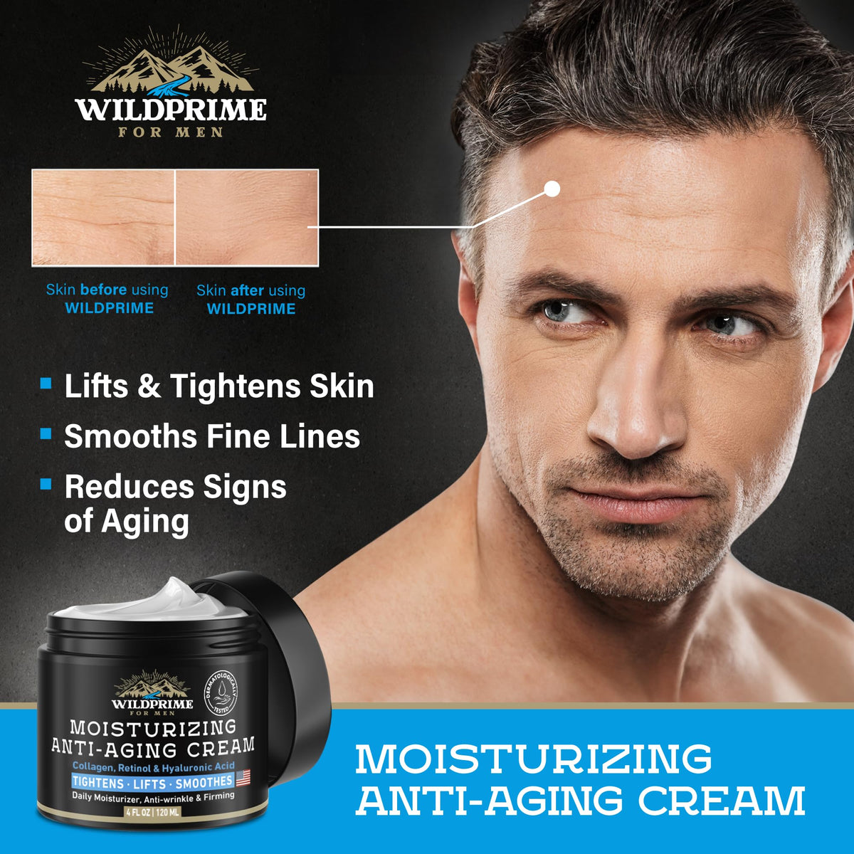 WildPRIME open jar reveals smooth moisturizing cream for shave care