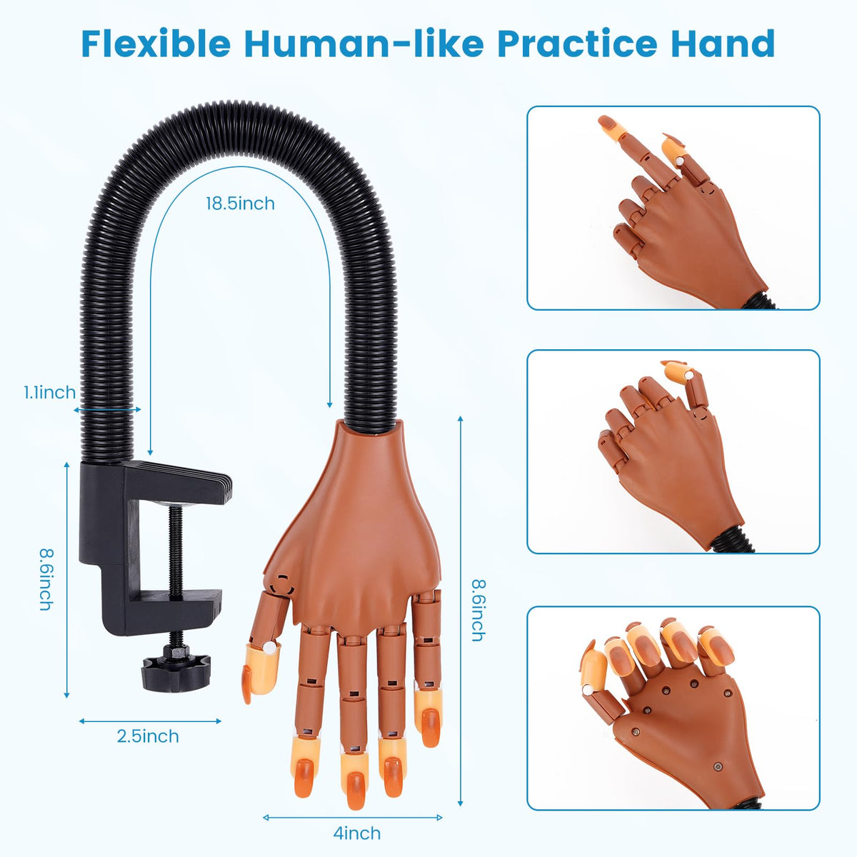 Wilfniee hand placed under a nail lamp demonstrating convenient curing and workflow benefit