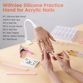 Wilfniee close-up of silicone texture demonstrating realistic feel for better skill transfer
