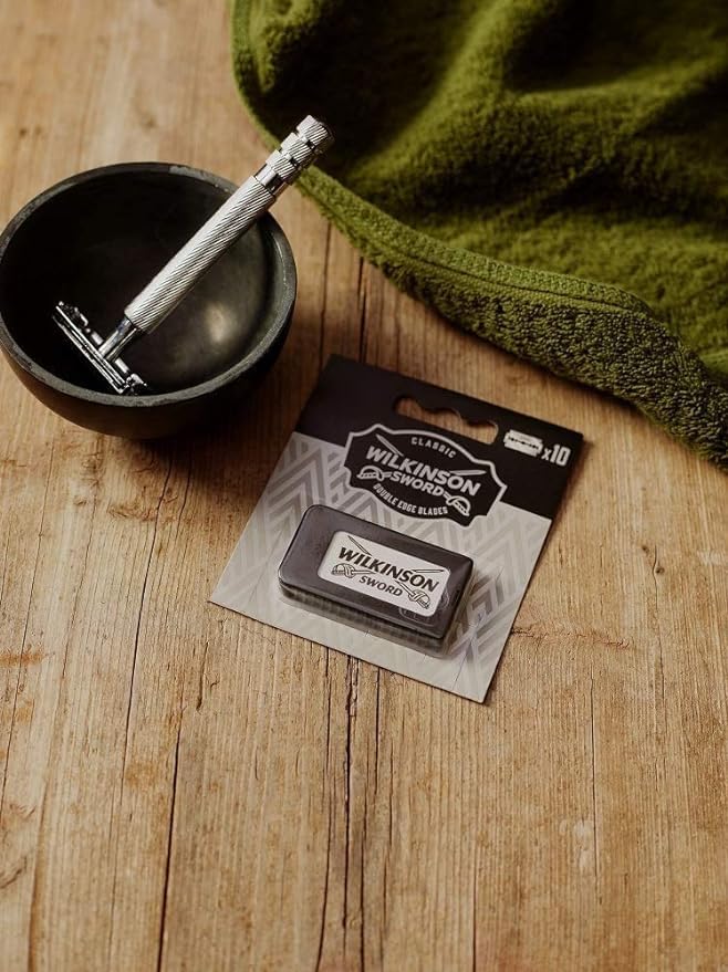 Wilkinson Sword contents with multiple inner packs to show bulk quantity
