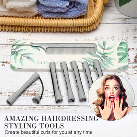 WILLBOND finished curls after using rods, salon-quality waves at home