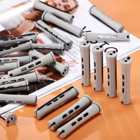 WILLBOND multiple rods applied on a model for salon-style uniform curls