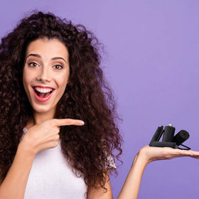 WILLBOND overnight styling lifestyle scene comfortable rollers for sleep-friendly curls