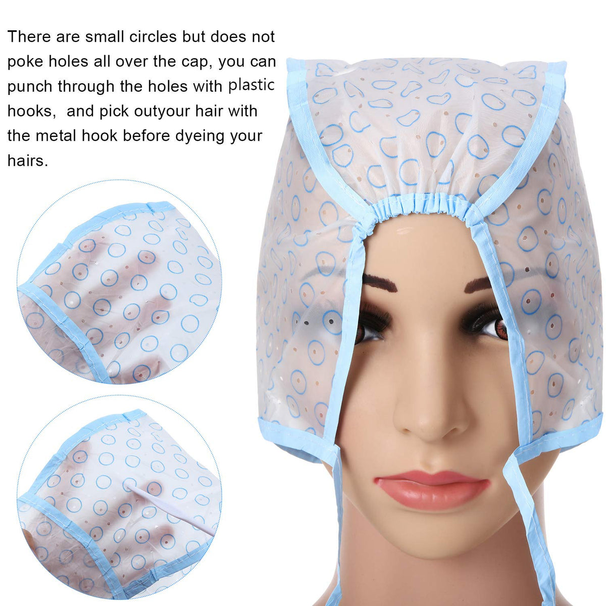 WILLBOND cap being used on model for neat, controlled highlight placement