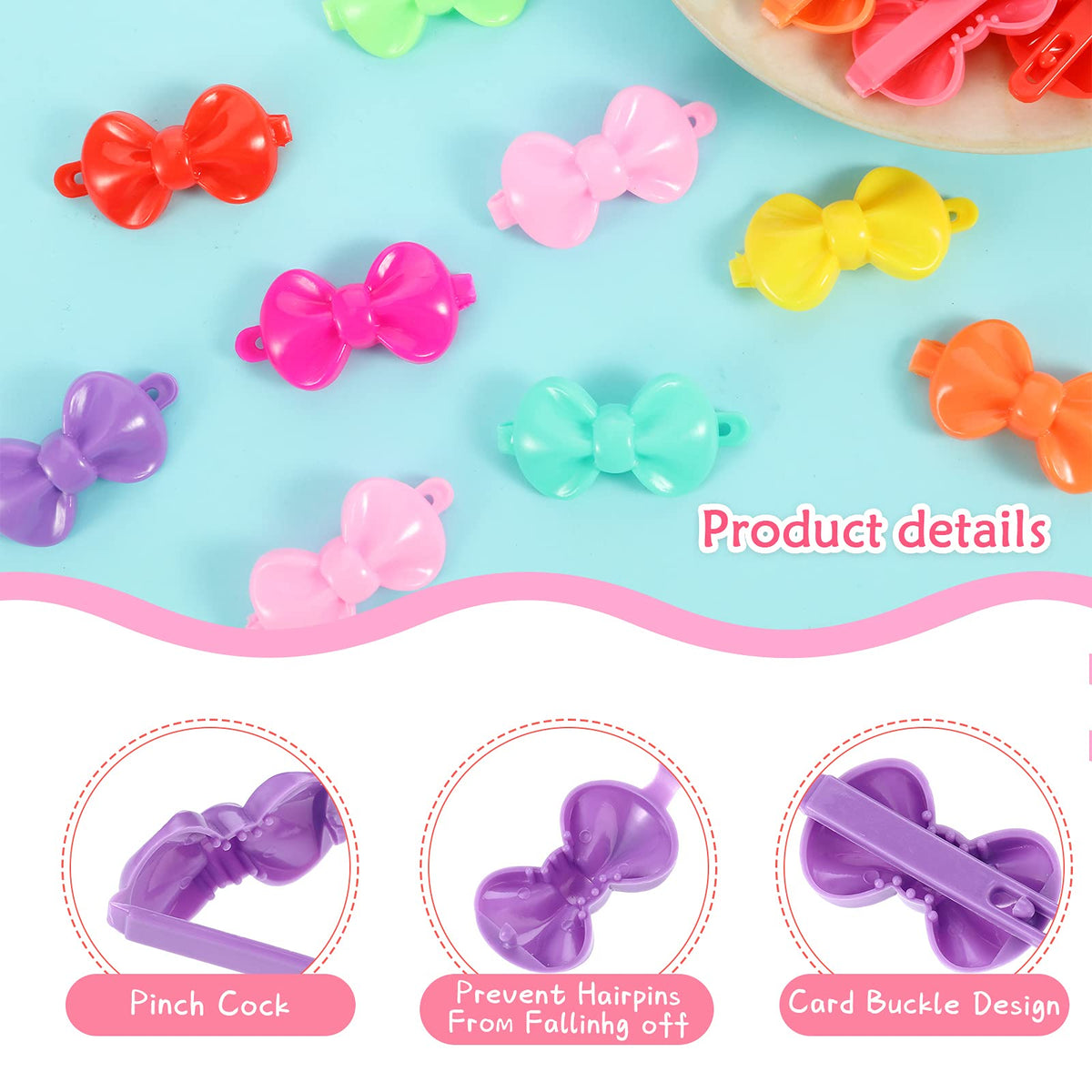 WILLBOND clip worn in child hair demonstrating secure gentle hold