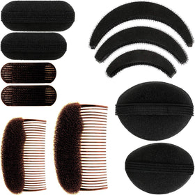 WILLBOND front view of 11-piece volume bump set showing contents and colors for quick styling