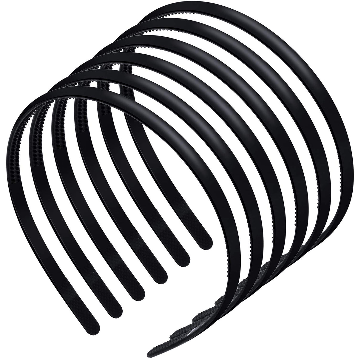 WILLBOND front view of six headbands showing colors and compact pack benefit