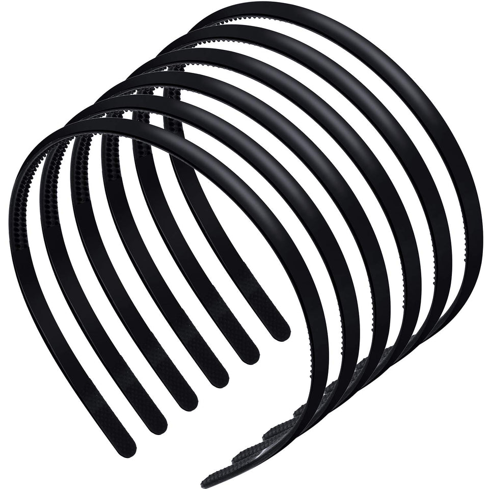 WILLBOND front view of six headbands showing colors and compact pack benefit