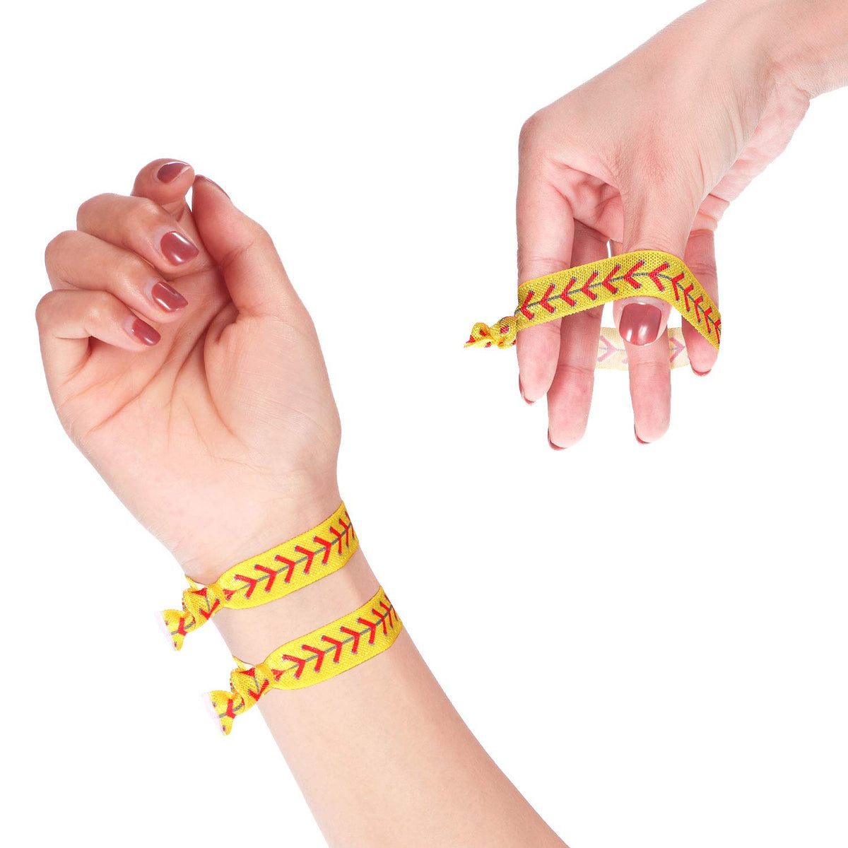 WILLBOND hair tie securing a high ponytail for comfortable sport wear
