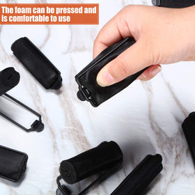 WILLBOND model wrapping hair around roller demonstrating simple no-heat styling