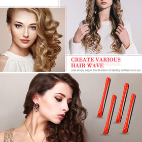 WILLBOND lifestyle image of model using rods, showcasing natural curl results