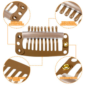 WILLBOND clips used during a wig installation showing quick DIY convenience