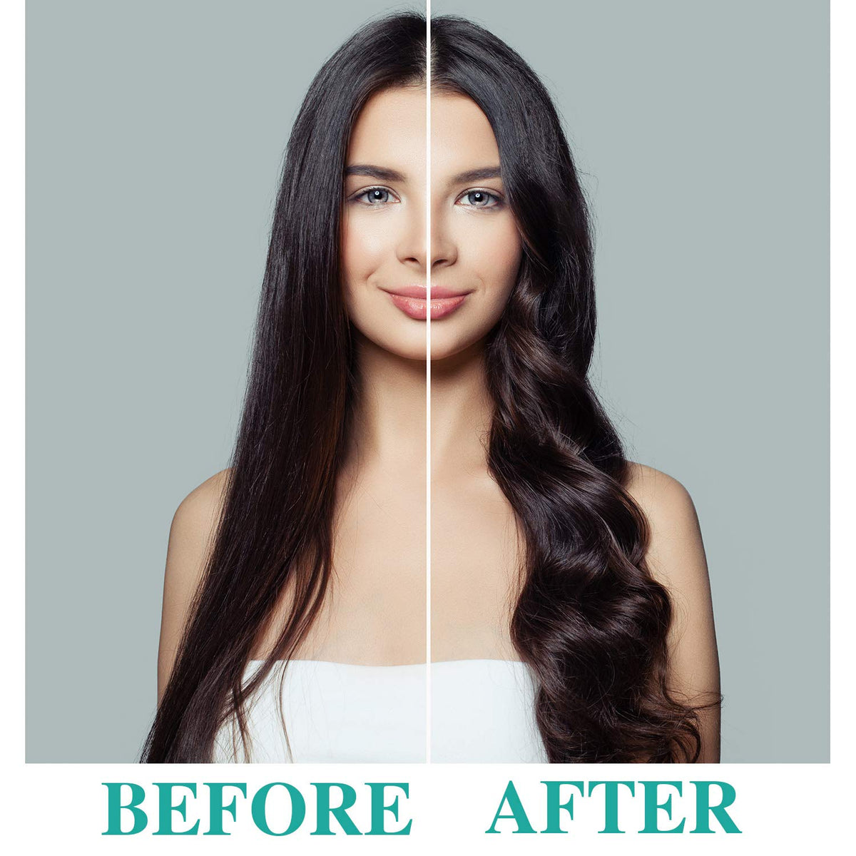 WILLBOND rods wrapped on long hair demonstrating consistent curl formation benefit