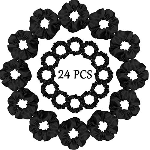 WILLBOND comparison of small and large scrunchies showing size choice benefit