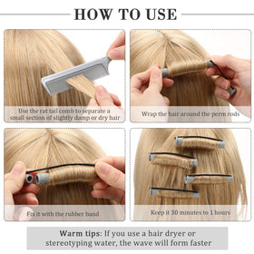 WILLBOND steel rat-tail comb for precise sectioning and neat parting