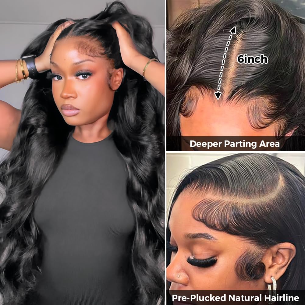 Wingirl close-up of body wave texture showing soft, tangle-resistant strands