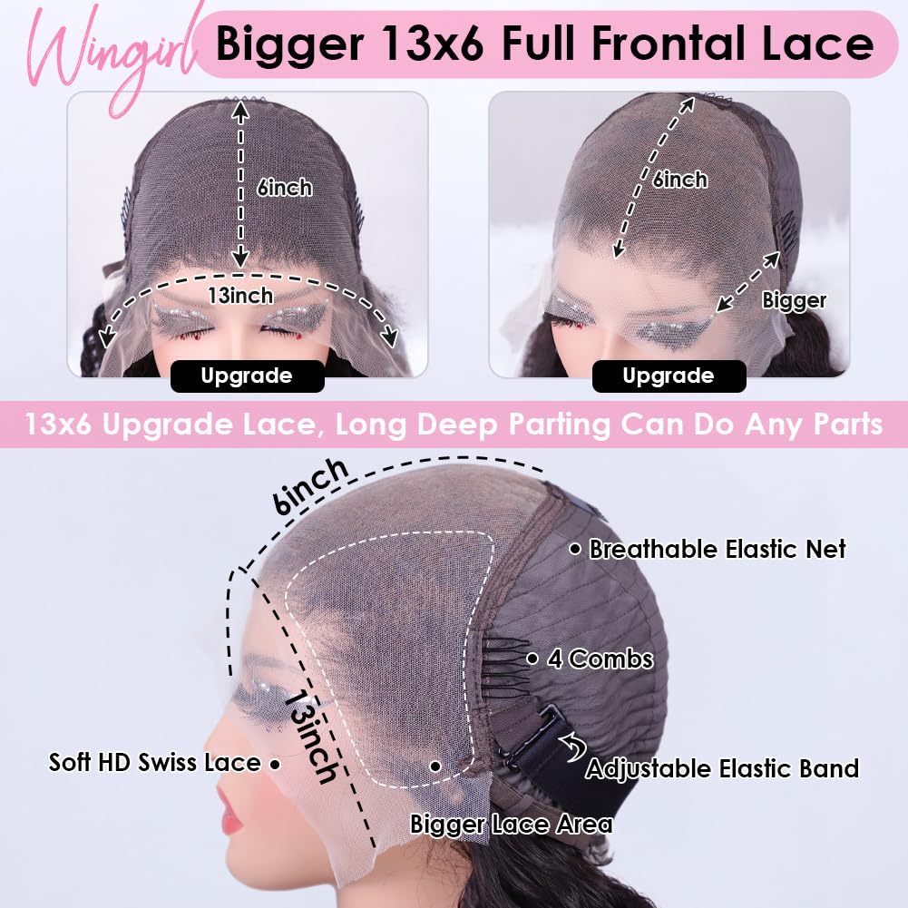 Wingirl lifestyle photo of woman wearing 28-inch wig for elegant styling