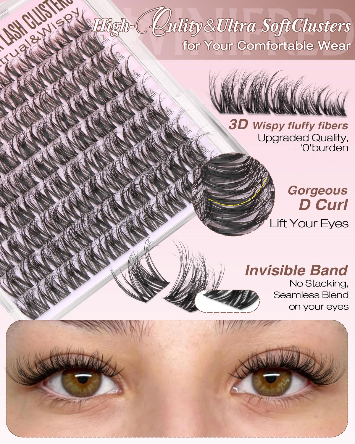 Winifred invisible band detail showing seamless adherence benefit