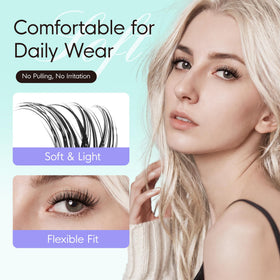 WINKGIGGLE wearer daytime look showing subtle volume for everyday comfort