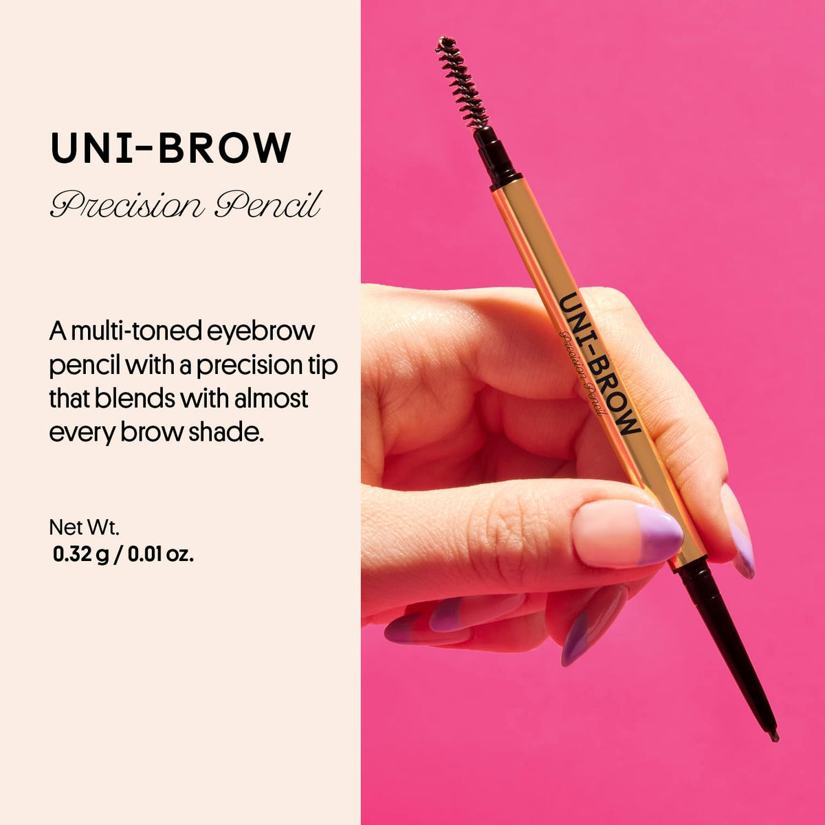 Winky Lux close-up of micro tip enabling precise hair-like strokes