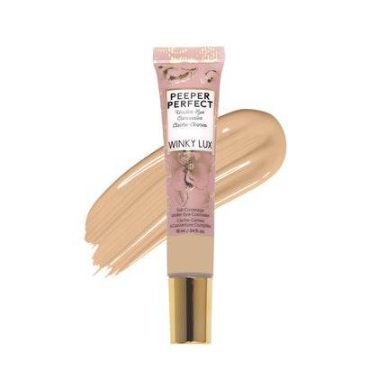 Winky Lux front packaging showing product and shade, conveys full coverage