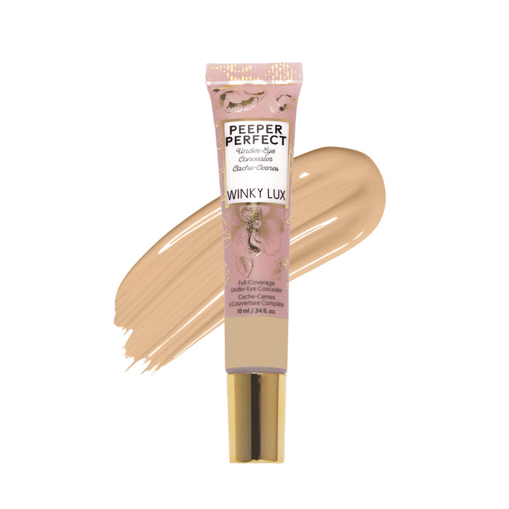 Winky Lux front packaging showing product and shade, conveys full coverage
