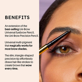 Winky Lux spoolie blending brow product for seamless, natural finish