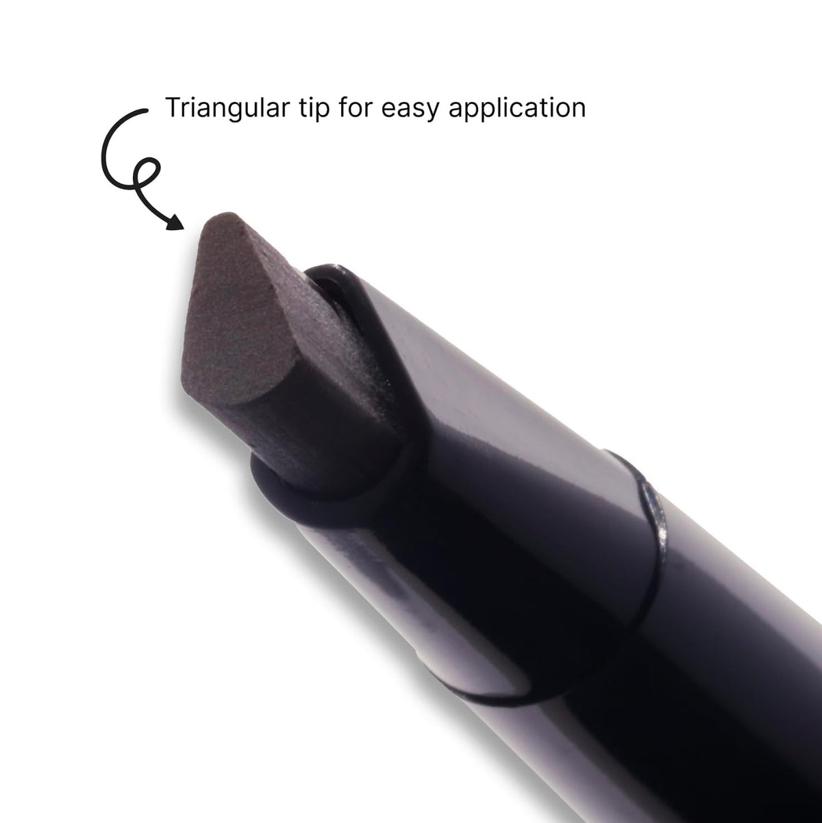 Winky Lux pencil in use filling sparse brows for fuller looking arches quickly