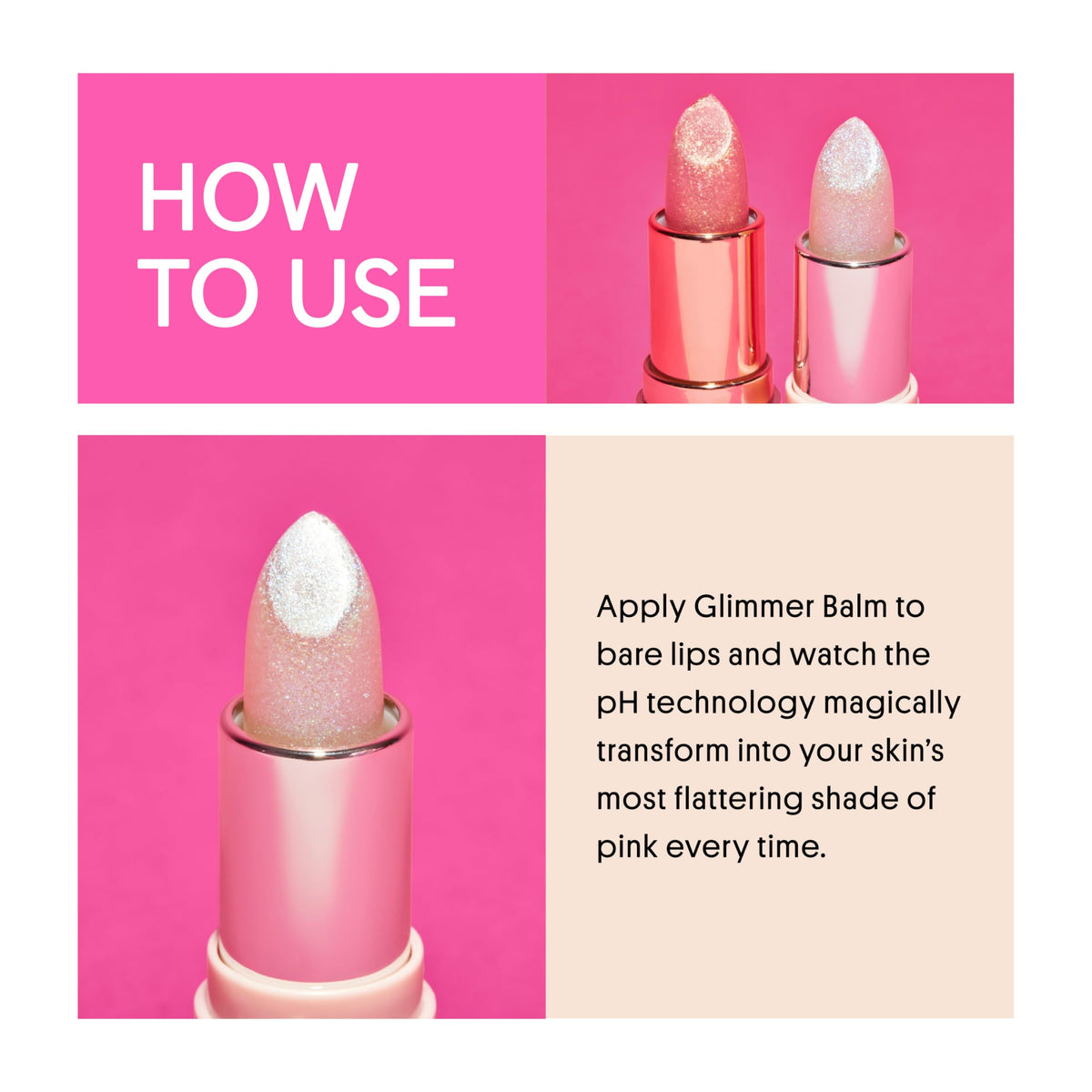 Winky Lux balm held in hand showing compact size and travel-friendly benefit