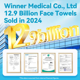 Winner towels on a vanity in lifestyle setting showing ready-to-use convenience benefit