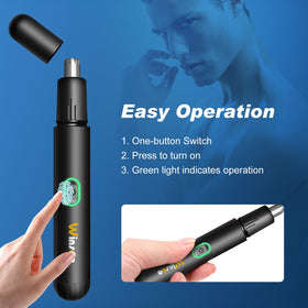 Winsea held in hand to show scale and portability for travel convenience