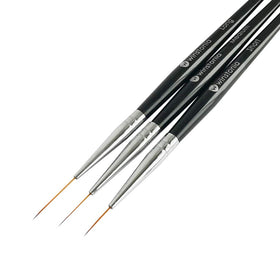 Winstonia striping brushes front packaging showing set benefit of versatility